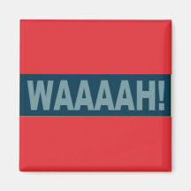 Magnet röd WAAAAH! Magneter För Kylskåp