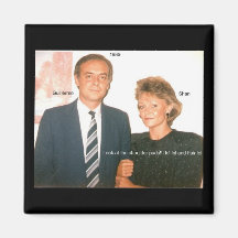 MagnetShan och Guillermo Ballester 1989 Magnet För Kylskåp