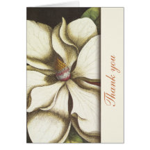 Magnoliablommigttackkort