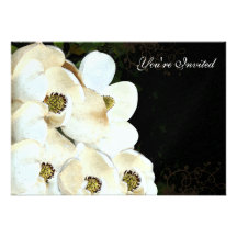 Magnoliabröllopinbjudningar på is