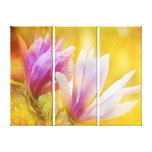 MagnoliaPetals Sträckta Kanvas Tryck
