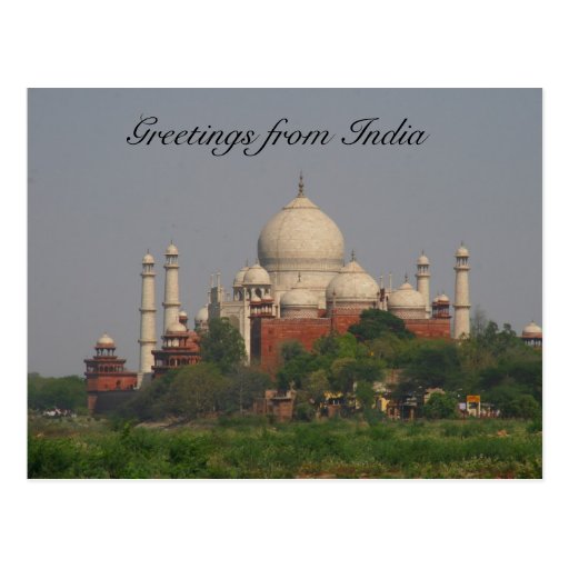 mahal avstånd för taj vykort