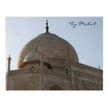 mahal kupol för taj vykort