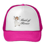Maid of honor (brud) mesh kepsar