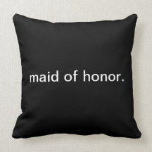 Maid of honor kudde