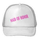 Maid of honor lutade rosor mesh kepsar