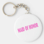 Maid of honor lutade rosor nyckelring