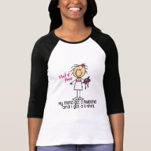 Maid of honorstick figur fick jag en TShirt (vänne T Shirts