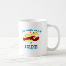 Maine hummerrulle kaffe mugg