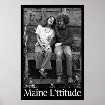 Maine L'ttitude Affisch