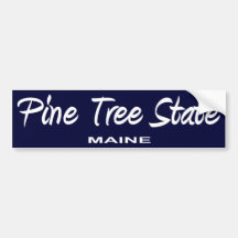 Maine statlig slogan bildekal