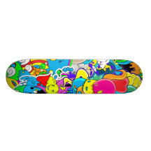 Makoen tänder skate board deck