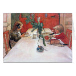 Mål för Carl Larsson beställnings- julkortafton
