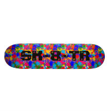Måla splatteren SK-8-TR Skate Board Deck