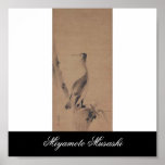 Måla vid Miyamoto Musashi, C. 1600's Print