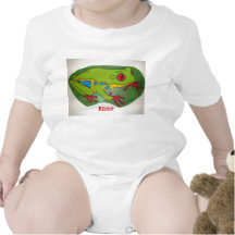 Målad groda, Ribbit Body För Baby