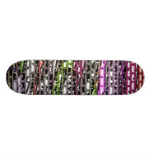 MÅLAD TEGELSTENSKRIDSKO BORD SKATEBOARD