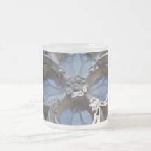 Målat glassfönstermugg