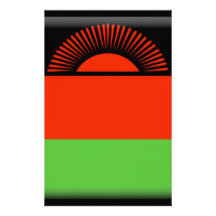 Malawi Flag Stationery Paper