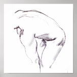 Male näck kolstudie print