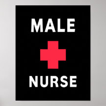 Male sjuksköterska posters