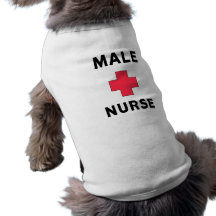 Male sjuksköterska djur shirt