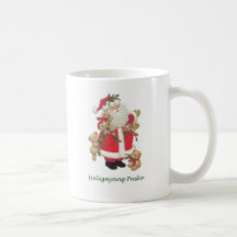 Maligayang Pasko mugg med Santa