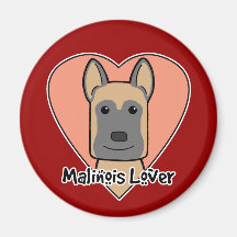 Malinois älskare magneter