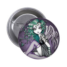 Malory gullig tatuerad ängel pins