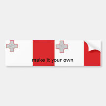 Malta maltese flaggabildekal