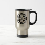 MALTESISK ARG TRAVEL MUG FÖR BRANDMAN EMT! KAFFE KOPPAR