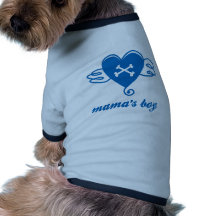 mamas älsklings- bekläda för pojke hund tee shirt