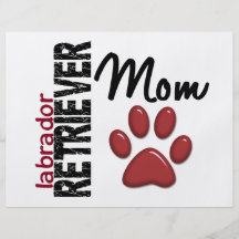 Mamma 2 för Labrador Retriever Custom Flyer