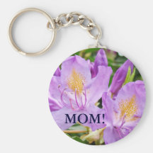 MAMMA! för lavendelRhododendron för keychain purpu Nyckelring