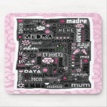 MAMMA I OLIKA SPRÅK MOUSEPAD