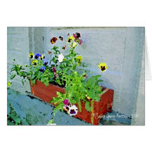 Mamma lantgårdblommor kort