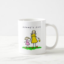 Mammor & jag (blont med titel) kaffe kopp