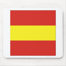 Man (1) signalerar flagga mus mattor