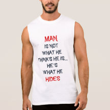 man inte vad som han funderare honom är honom är v sleeveless tröja