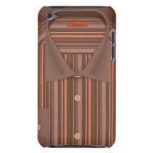 Manar Retro ipod fodral för skjorta för randaffär iPod Touch Case-Mate Fodral