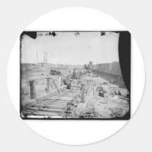 Manassas Va. Orange och Alexandria järnväg Rund Klistermärke