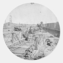 Manassas Va. Orange och Alexandria järnväg Klistermärke