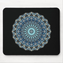 mandala Bluetitude 07 - Mousepad Musmattor