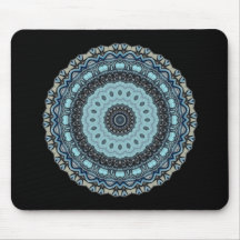 mandala Bluetitude 08 - Mousepad Musmatta