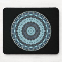 mandala Bluetitude 09 - Mousepad Musmatta