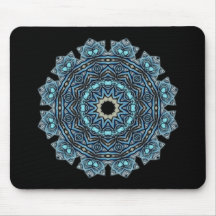 mandala Bluetitude 11 - Mousepad Musmatta