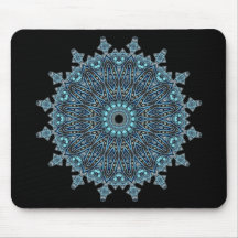mandala Blutitude 12 - Mousepad Mus Mattor