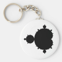 Mandelbrot uppsättning 01 - Fractal Nyckel Ring