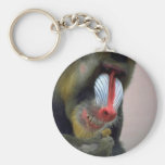 Mandrill huvud nyckelring