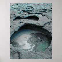 Månen går trycket print